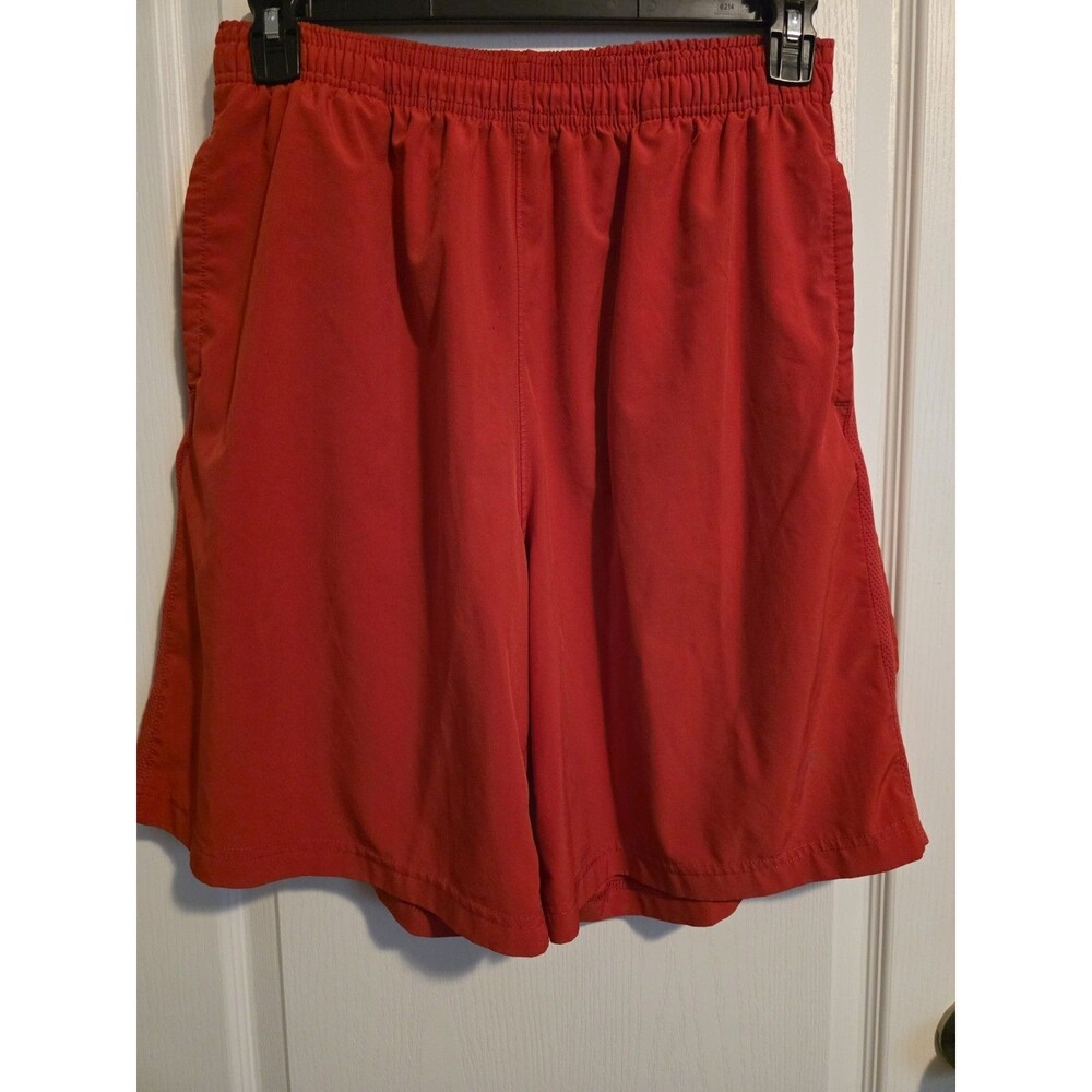 Vintage HEAD red shorts feature an elastic waistband side zipper Mens sz L